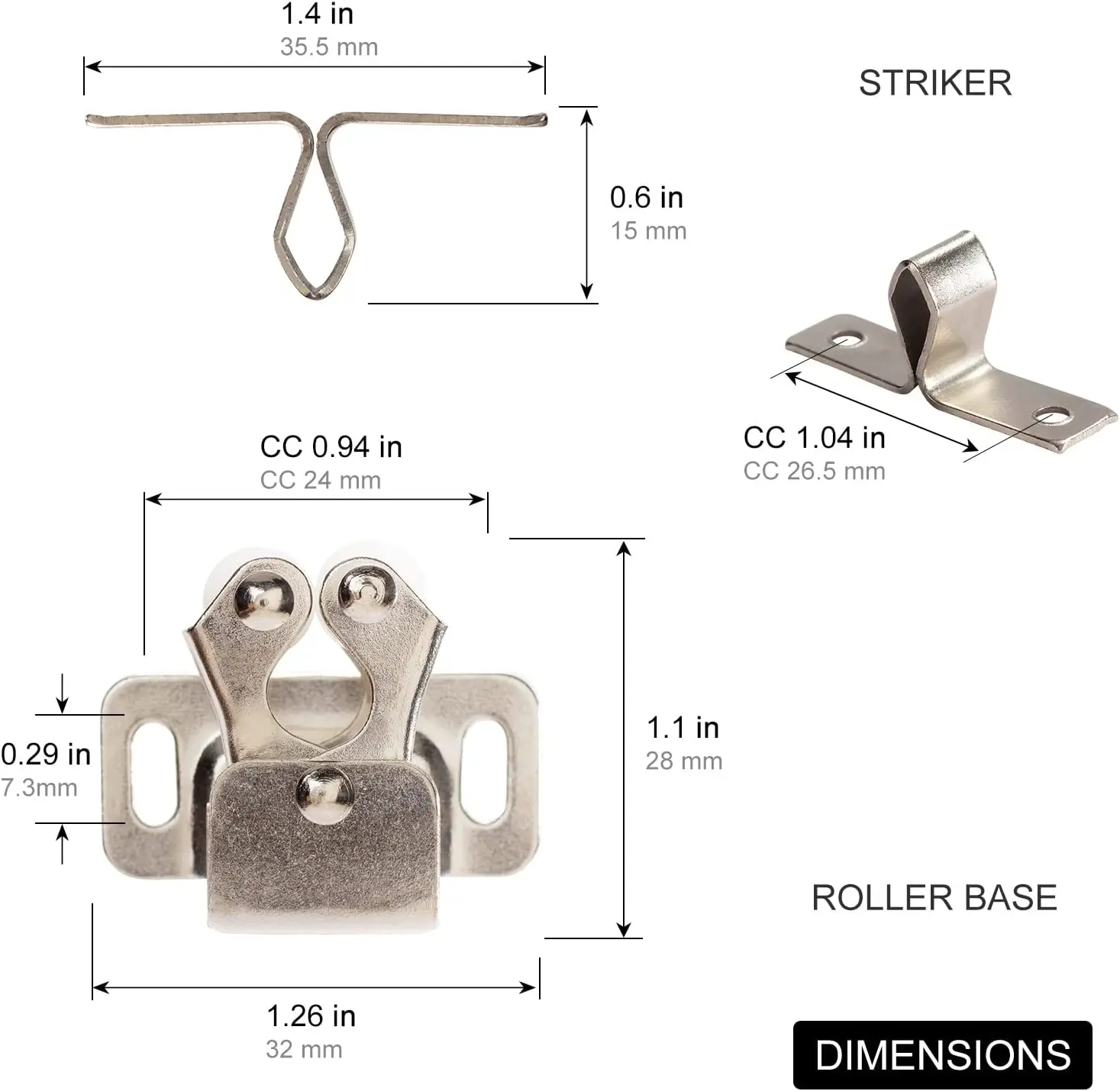 Рисунок 4 - Дверные стопоры для мебели