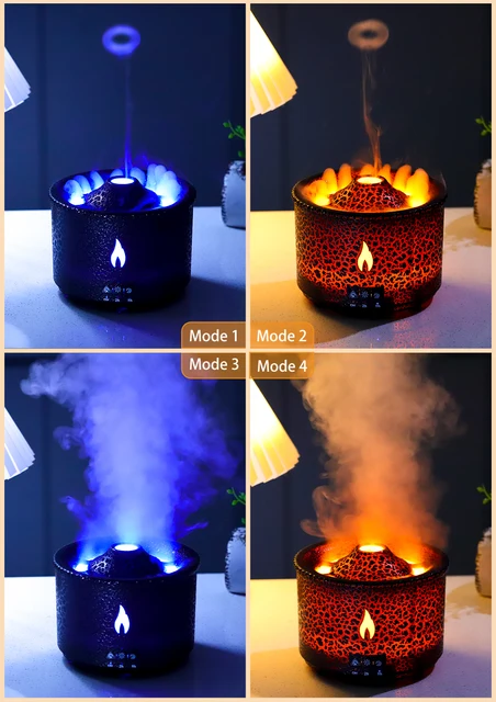 Achetez en gros Nouveau Volcan Aromathérapie Machine Flamme Humidification  Diffuseur D'air Machine Bar/club/maison Pulvérisateur à Ultrasons Huile  Essentielle Humidifier Chine et Diffuseur D'arôme à 9.96 USD