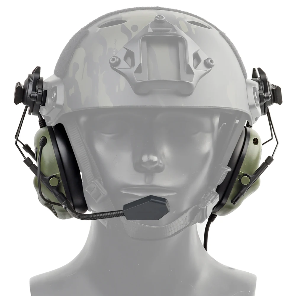 WST 5.0 Tactical Headset Helmet Wear Without Noise Reduction Version Solid Color 6