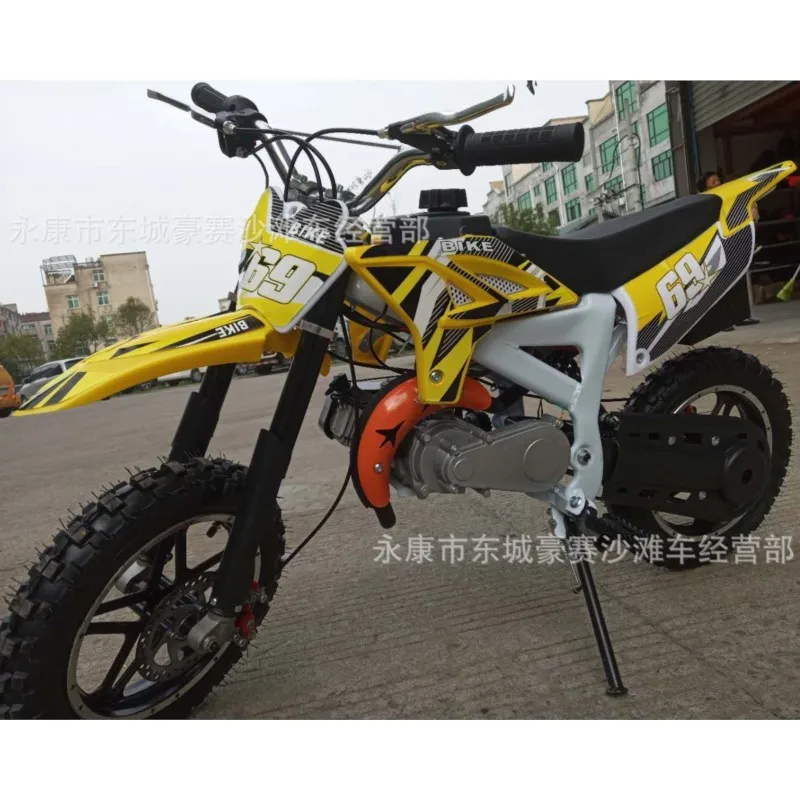49cc Hand-pull Starter Engine 25 To 1 Gasoline Fuel Off-road Mountain Shock Absorber Small Gas Scooters