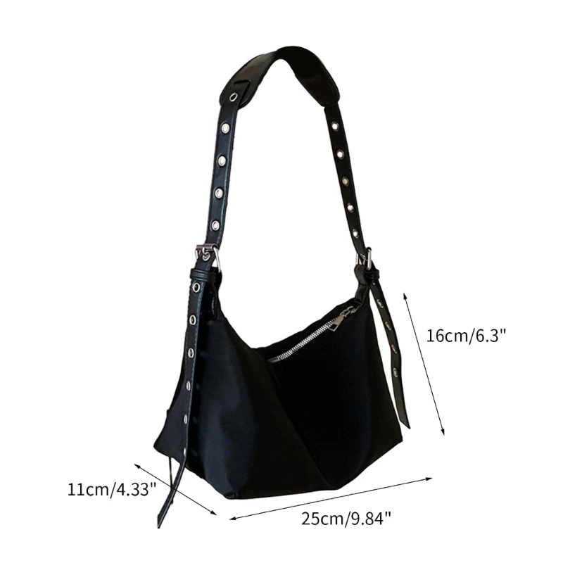 Versatile Bags Shoulder Bags Underarm Bag Armpit Bag Nylon Bags for Women Girl