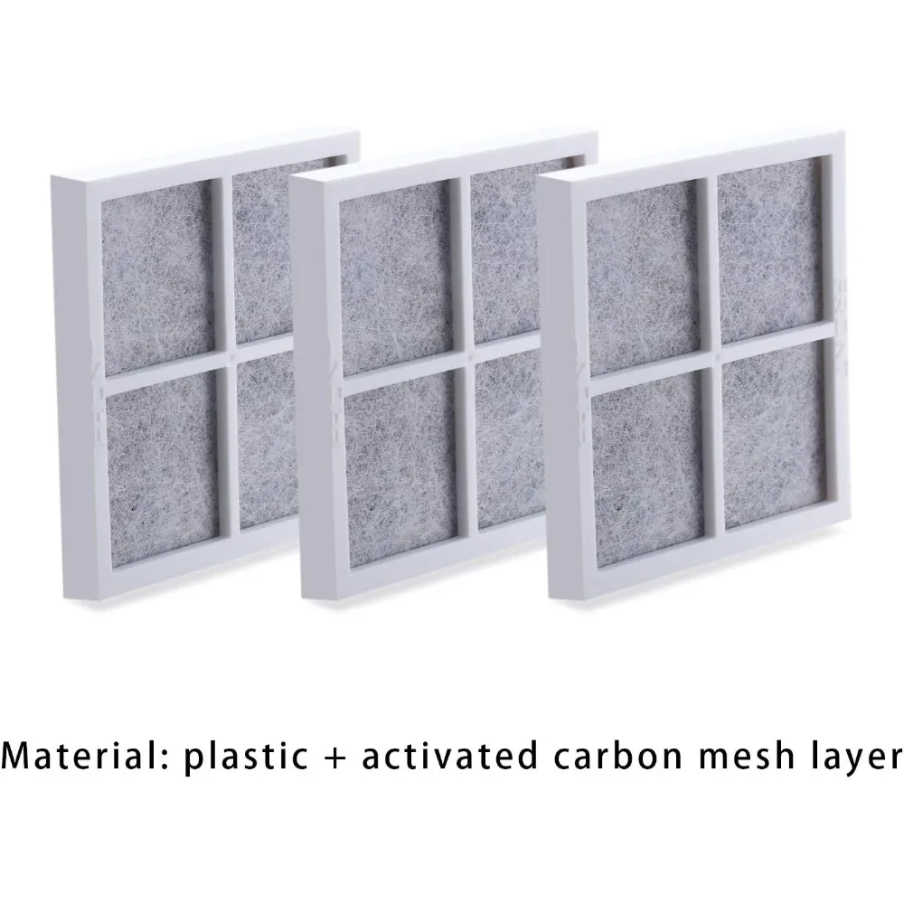 ใหม่ 3PCS กรองอากาศสด,ตู้เย็นตู้แช่แข็งกรองอากาศอะไหล่สำหรับ LG LT120F Series ตู้เย็นกรองอากาศ 1