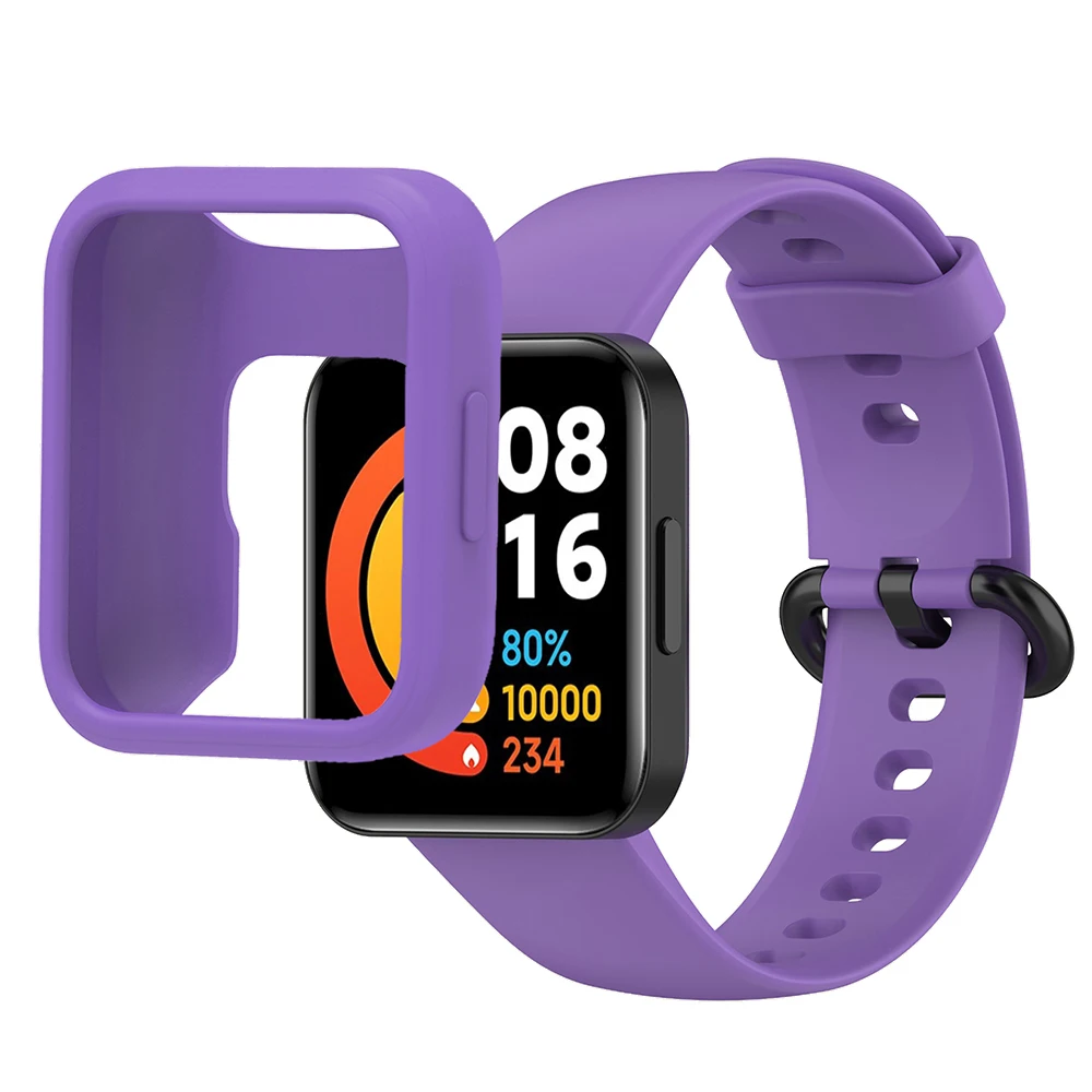High-Quality Soft and Durable Silicone Wristband with Protective Watch Case