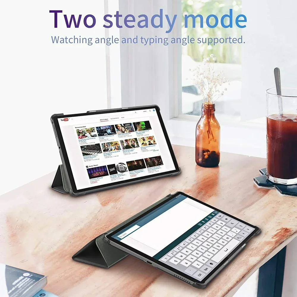 Suporte de Couro Smart Cover para Lenovo Funda Xiaoxin Pad Tab M10 Além Disso Fhd Além Disso 103 Tb-x606f x 3ª Geração 10 Case Tb125fu 2023 - Imagem 4