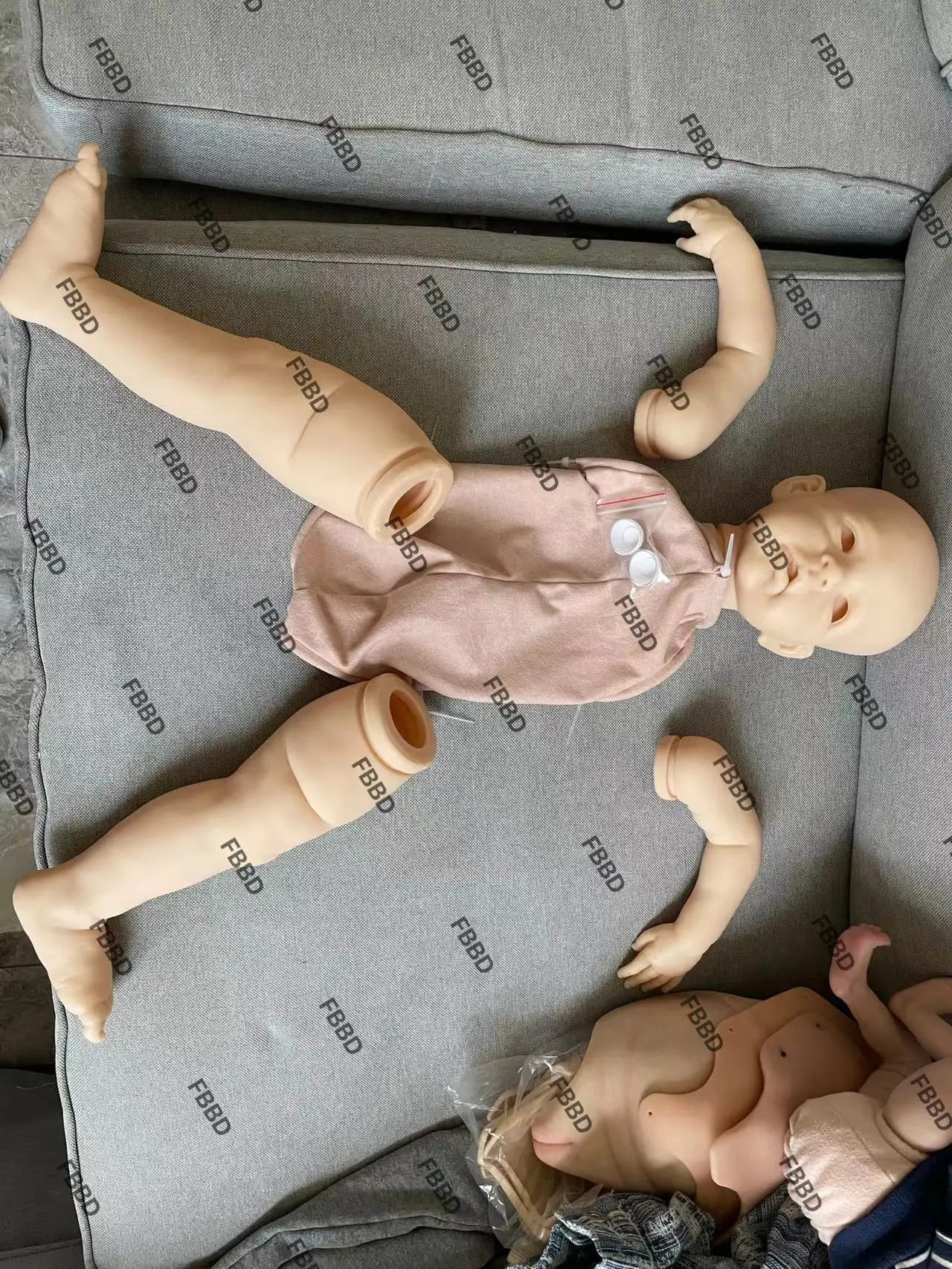 Fbbd 25inch Bebe Reborn Doll Kit Sandie Popular Rare Limited Sold Out