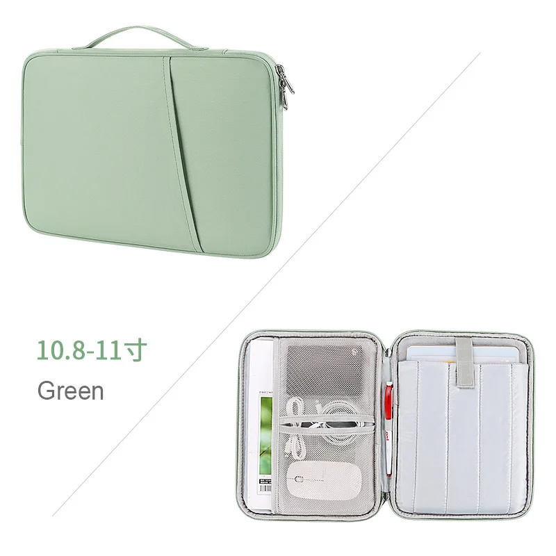 Elegant Shockproof Sleeve Case for Tablets and Laptops, Fits Up to 13 Inch