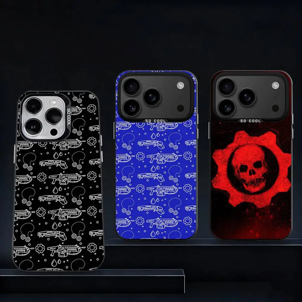 Black Matte Shockproof Gamer Phone Case