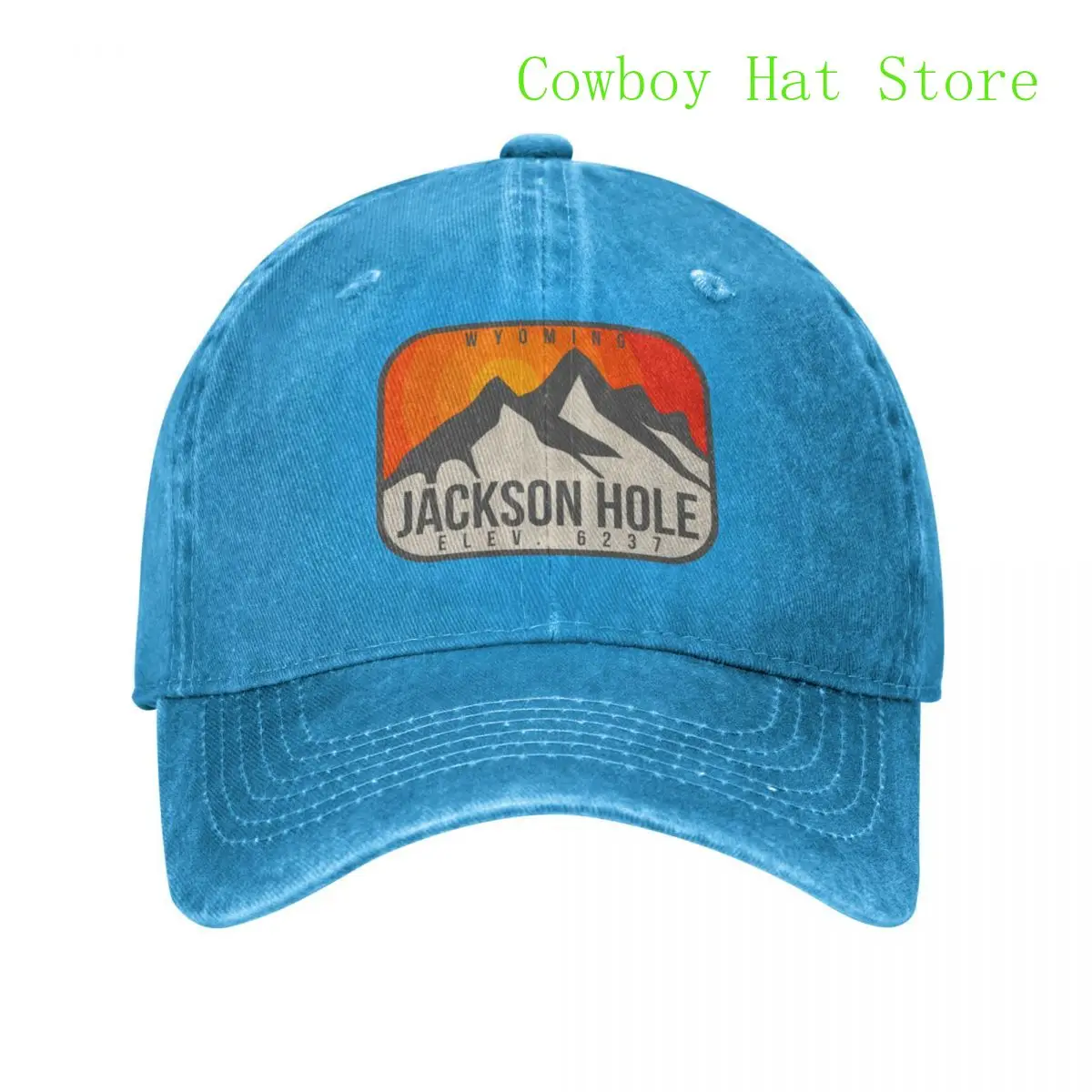 

Best Jackson Hole Wyoming Vintage Retro Adventure Snowboarding, Skiing Baseball Cap Rave Thermal Visor Ladies Hat Men'S