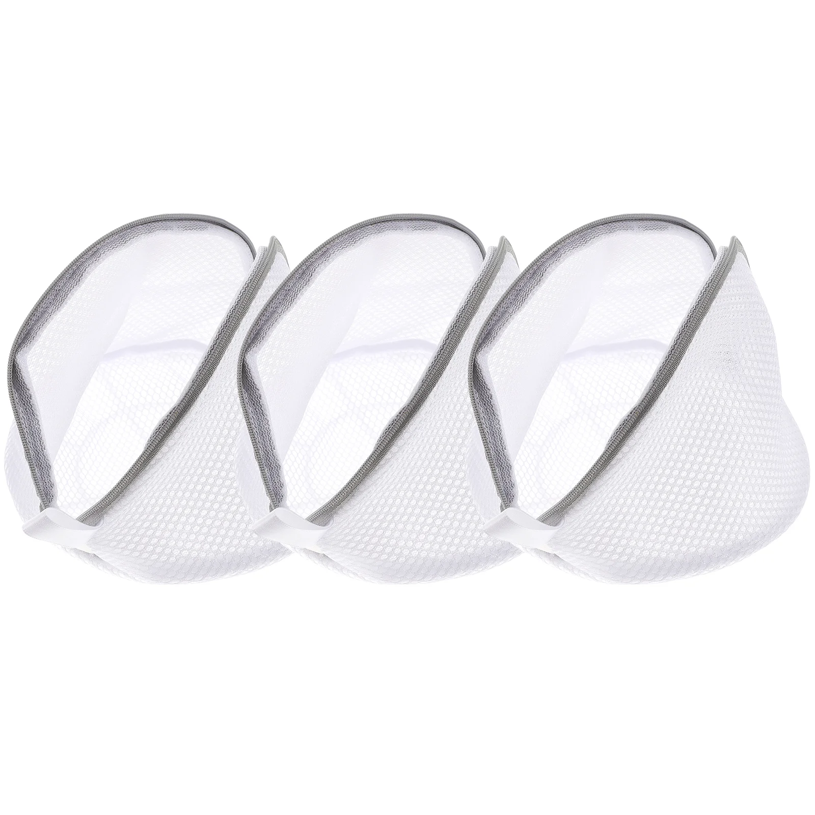 

3pcs Hemisphere Shape Mesh Laundry Bag Laundry Bag Wash Bag Laundry Bag for Home (Grey)