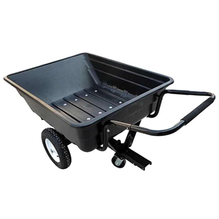 plastic heavy duty durable garden and for tractor dump trailer cart
