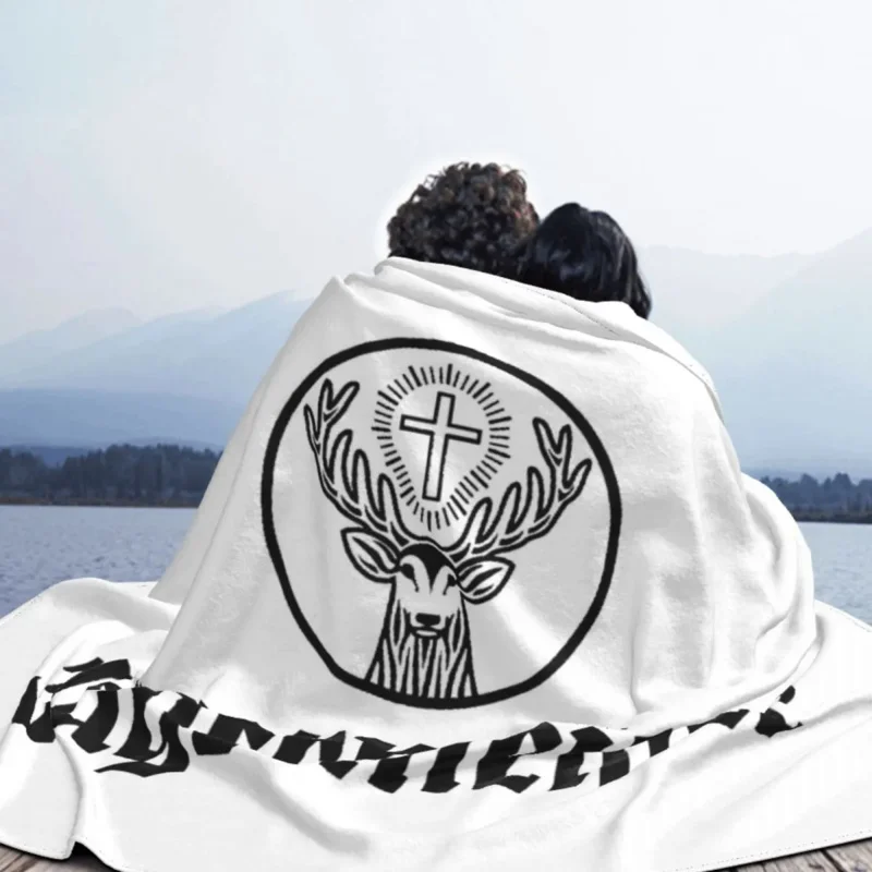 

Jaegermeister Blankets Flannel Textile Decor Multi-function Super Soft Throw Blanket for Bedding Bedroom Bedspreads