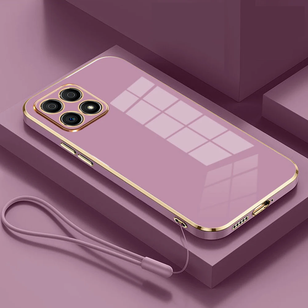 Luxury Shockproof Plating Square Phone Case – Enhanced Protection and Style
