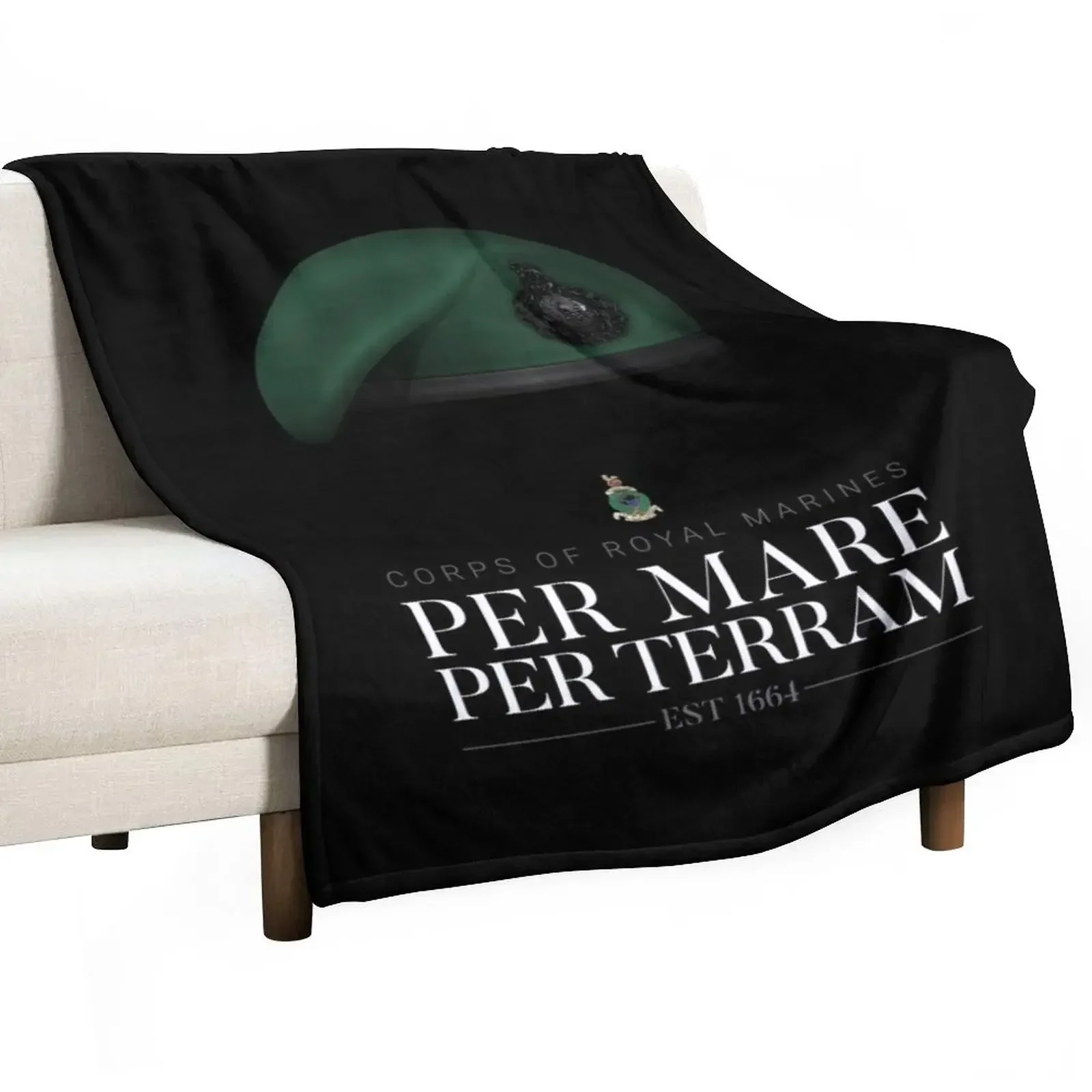 

British Royal Marines - Per Mare, Per Terram Throw Blanket Sofa Throw Tourist Soft Beds Blankets