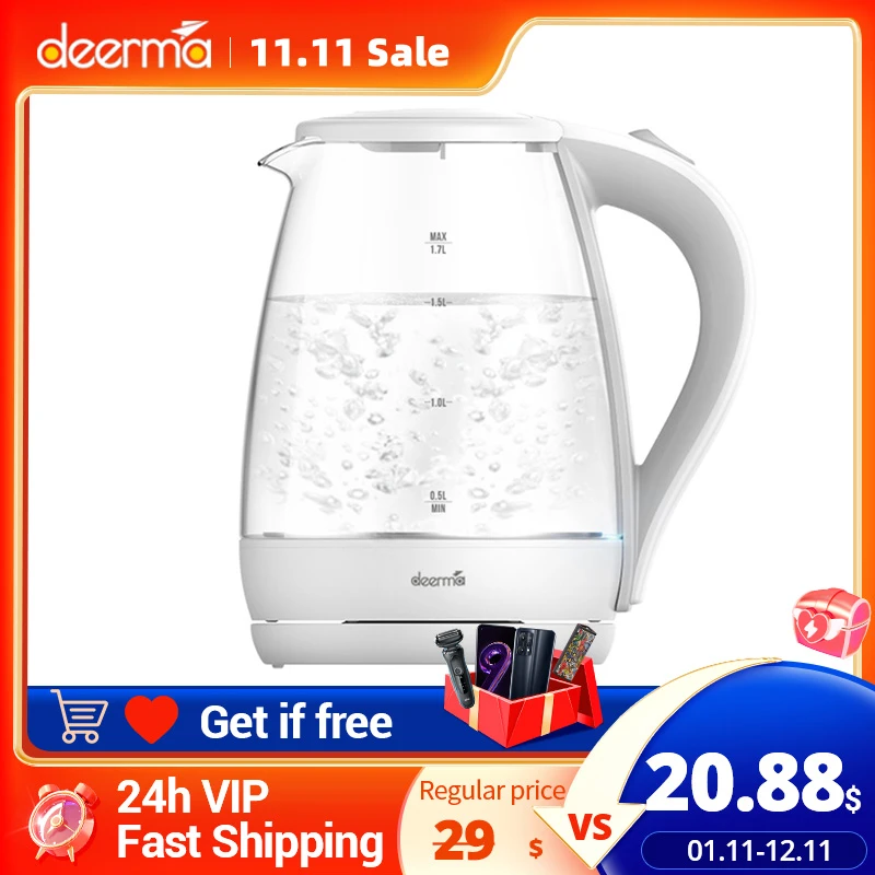 Glass Kitchen Appliances Glass Electric Kettles Deerma Kettle