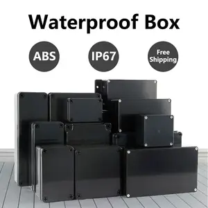 Boîtier de jonction électronique en plastique noir, 58x35x15mm,  2.28x1.38x0.63 pouces, deux couleurs, petit boîtier de jonction en plastique  noir - AliExpress