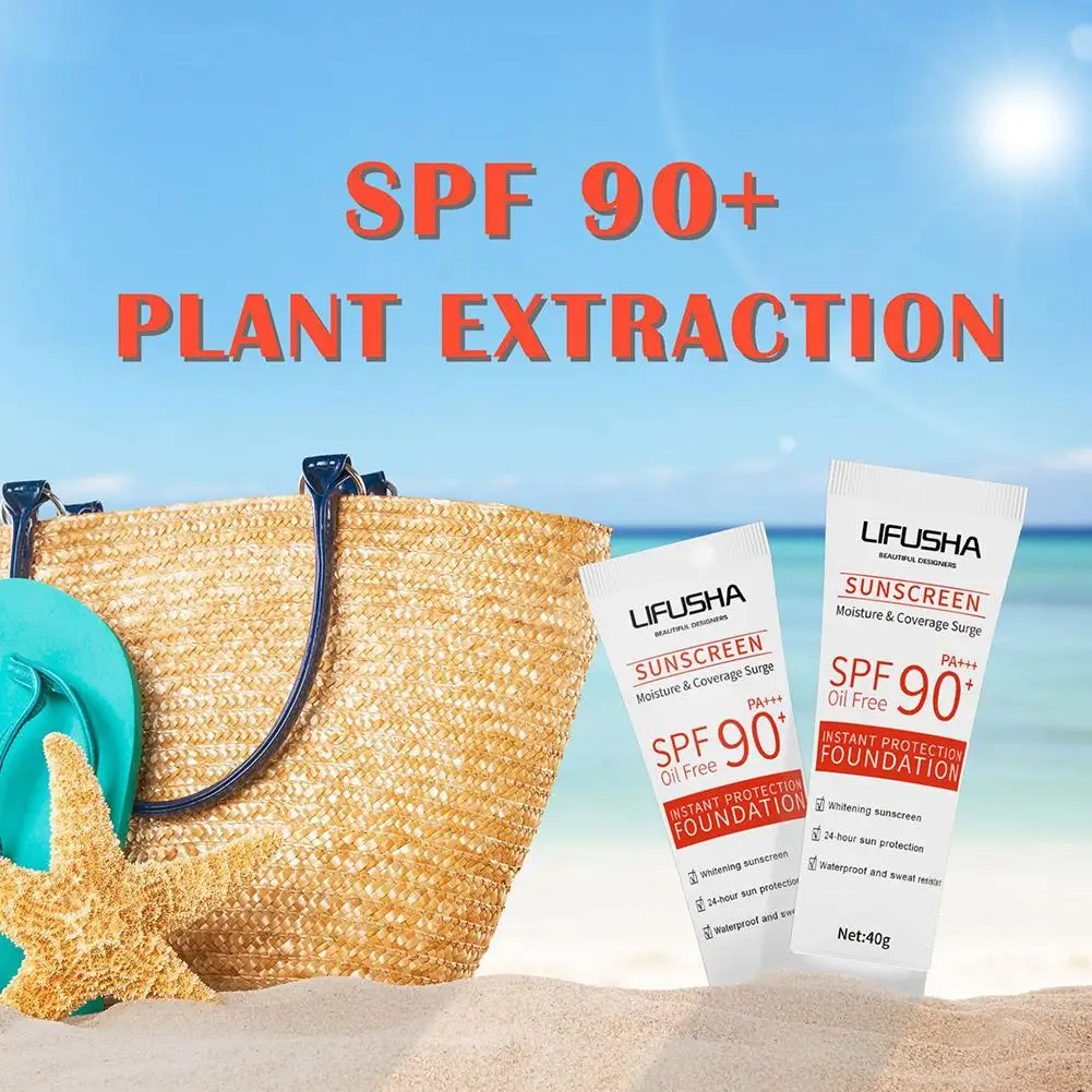 

Солнцезащитный отбеливающий крем для лица, с SPF 90, 40 г