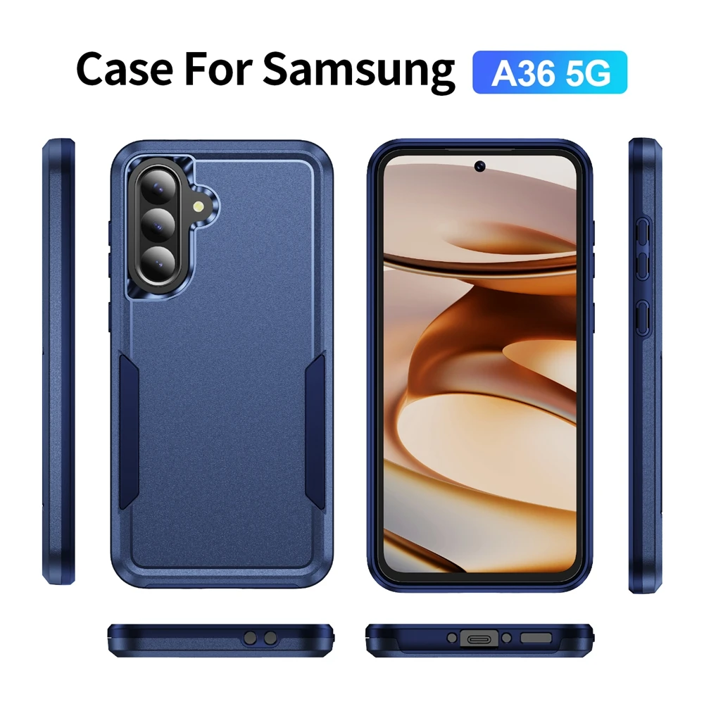 Shockproof Armor Hard PC+TPU Protector Cover For Samsung Galaxy A17 A37 A57 Defender Phone Case For Galaxy A 57 37 17 5G 6