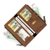New Vintage Women's Long Wallet European and American Fashion Mobile Phone Bag PU Pido Card Clutch Coin Purse 3