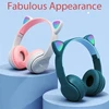 P47M Wireless Bluetooth Headset Gamer Cat LED Light Waterproof Noise Cancelling Earbuds Wireless Headphones Bluetooth Earphones 4