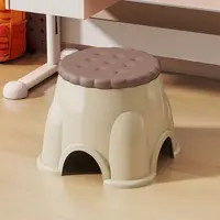 Biscuit Small Stool Household Low Stool Dormitory Plastic Thickened Sturdy Children Baby Stepping Stool 4