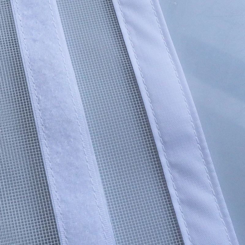 White New Window Screen Mesh with Zipper and Invisible Fiberglass Customizable Size Mesh Summer Prevent Mosquitoes and Flies - Image 4