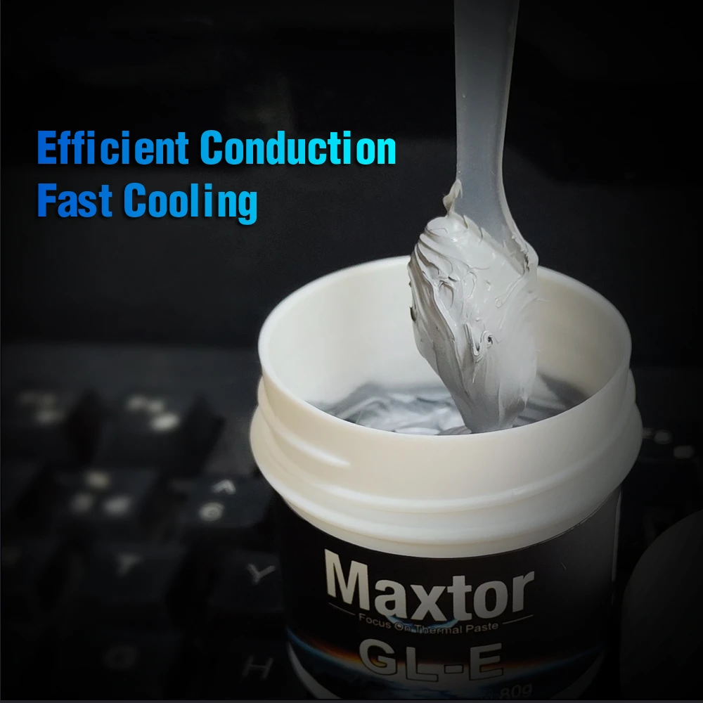 Gle Maxtor Pasta Térmica Ventilador Cooler pc Cpu Gpu Ps4 Computador Mcu Equipamento Caixa de Jogo Ventilador 105 w M-k - Imagem 4