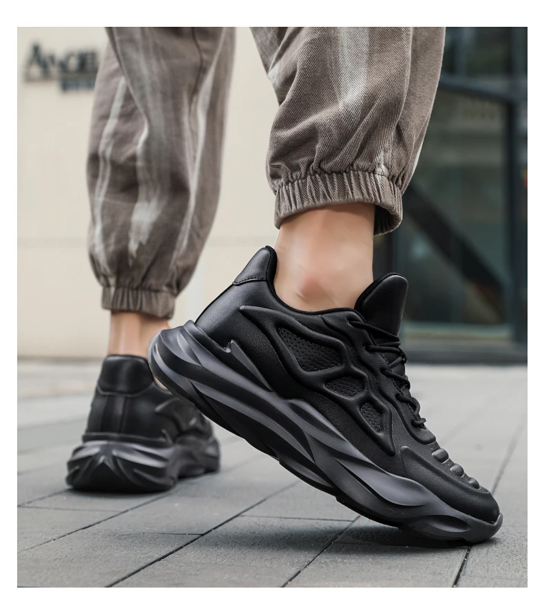 Neue männer Atmungsaktive Turnschuhe Aufzug Schuhe Unsichtbare Innere Höhe Zunehmende 7CM Sommer Tennis Männer Sport Schuhe Heighten Schuhe – Detail 13