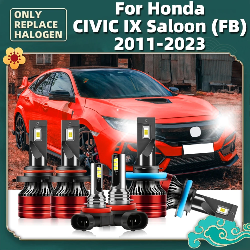 

CSP Turbo LED Bulbs 12V Lamp Car For Honda Civic IX Saloon (FB) 2023 2022 2021 2020 2019 2018 2017 2016 2015 2014 2013 2012 2011