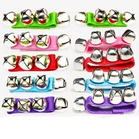 Orff Percussion Instrument Wrist Bell Baby Children Dance Performance Hand Bell Foot Bell Handbell Early Education Teaching Aids 2