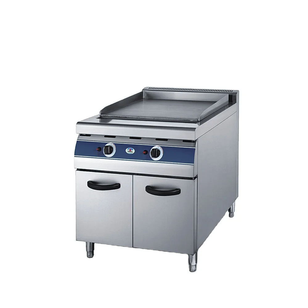 Commercial Multifunction Cooker Range Gas Griddle With Cabinet Cooking Grill For Restaurant