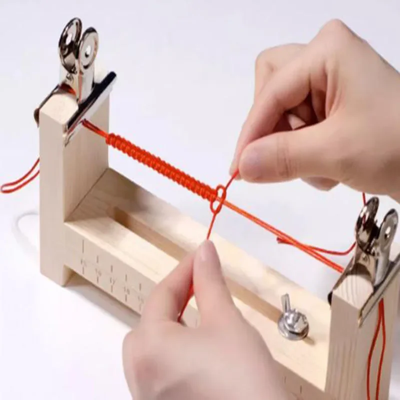 Bracelet Weaver Tool Wristband Maker Rope Knot Wristband Knitting Tool Kit