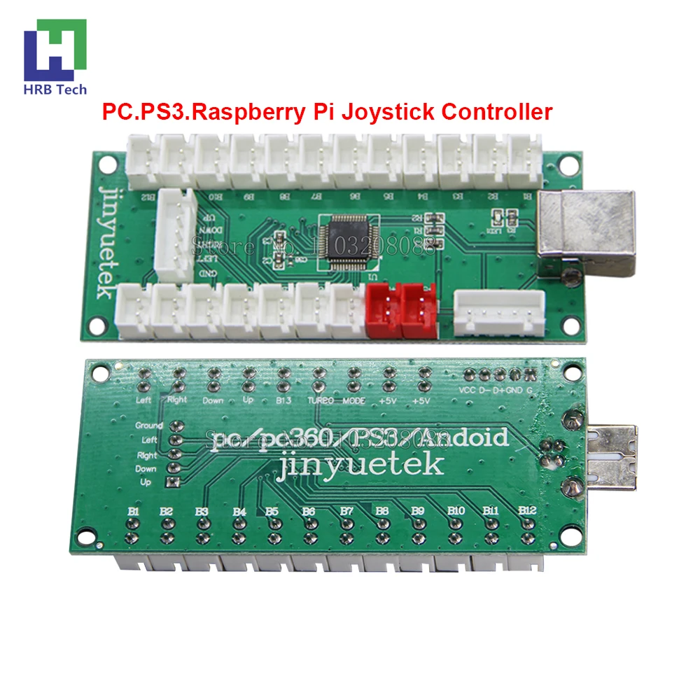 SJ@JX Arcade LED USB Encoder Kit - Zero Delay, Plug & Play Für PC, MAME & Retro Pie