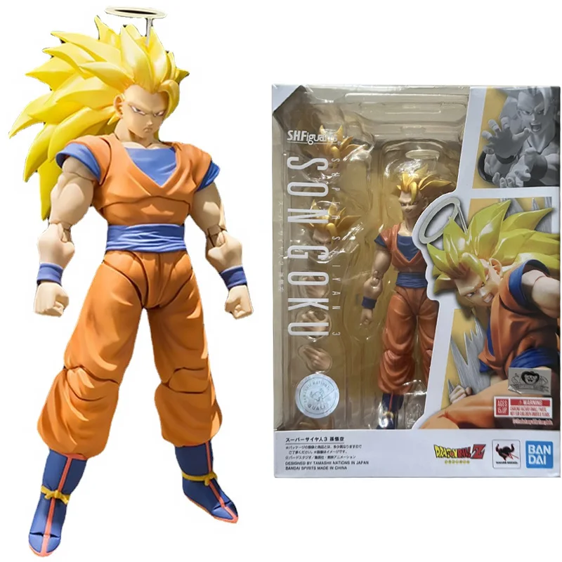 

In Stock Original BANDAI SPIRITS S.H.Figuarts Dragon Ball Super Saiyan 3 Son Goku DRAGON BALL Z 15.5CM Action Figure Toys Gifts
