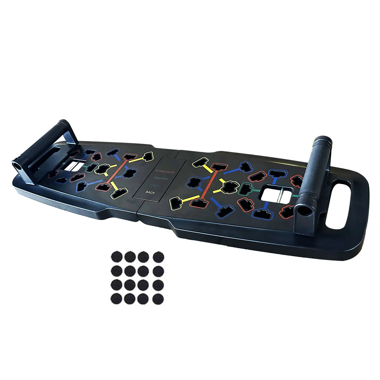 Push Up Board Portable Multi-Function Foldable 10 in 1 Push up Handles for Floor Professional Up Strength Training