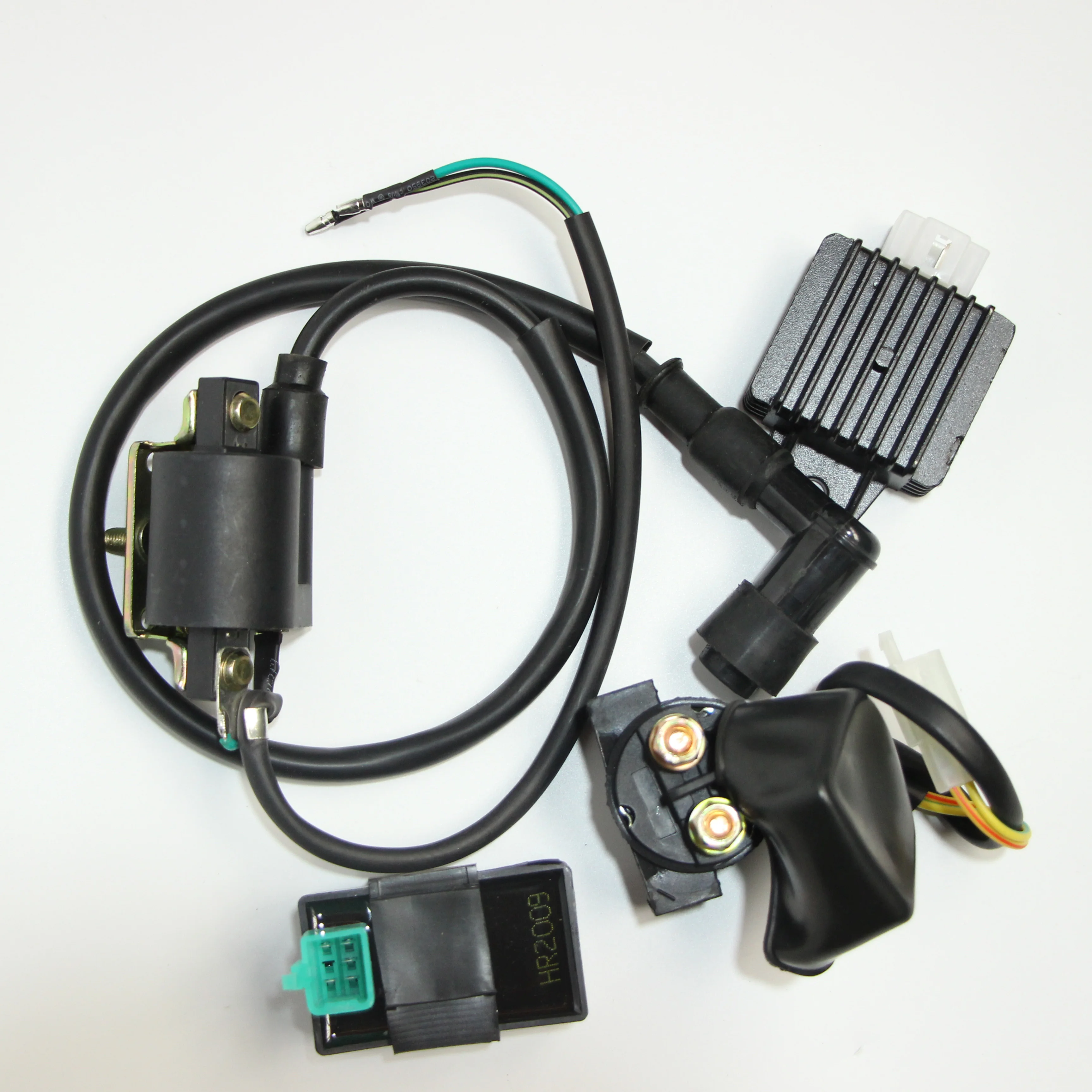 Bobina Di Accensione Cdi Regolatore Raddrizzatore Relè Kit Per Atv Dirt Bike Gokart 50Cc 70Cc 90Cc 110Cc 125Cc Motore Per Auto Atv Quad