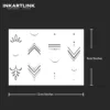 Henna Finger Tattoo (7) temporary tattoo sticker, waterproof magic tattoo, lasts to 15 days fake tattoo, semi permanent tattoo 4