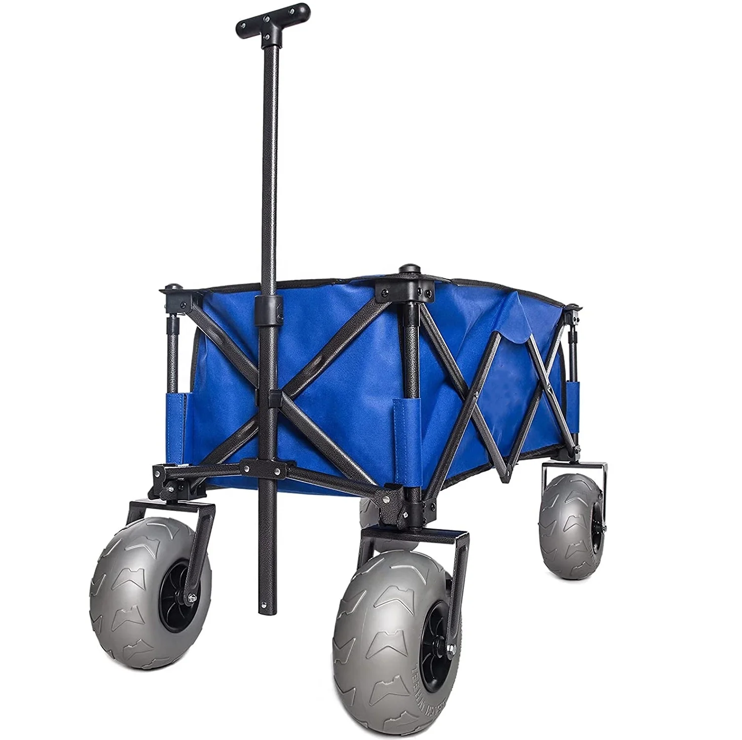 Outdoor Collapsible Foldable Beach Trolley Fishing with Balloon