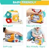 Baby Busy Cube Sensory Toys Activity For Toddlers Learning Educational Toys Developmental With Mirror Soft Infant 0-3 years 5