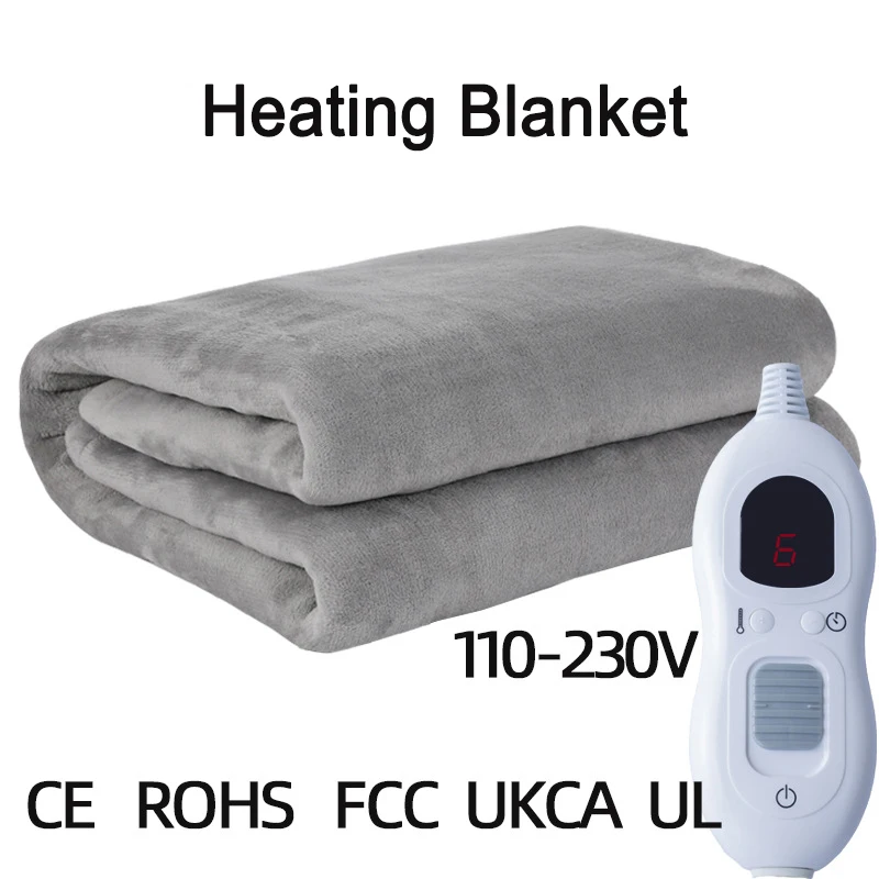ElectricBlanket6HEATLEVELSThickerHeaterHeatedBlanketMattress