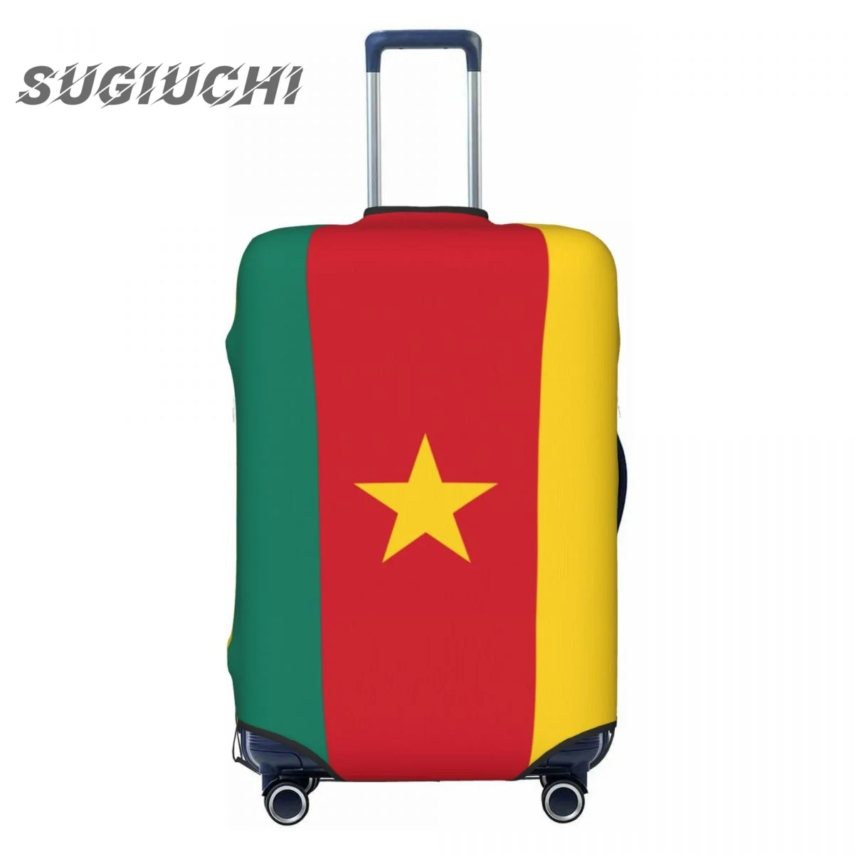 

Cameroon Country Flag Luggage Cover Suitcase Travel Accessories Printed Elastic Dust Cover Bag Trolley Case Protective