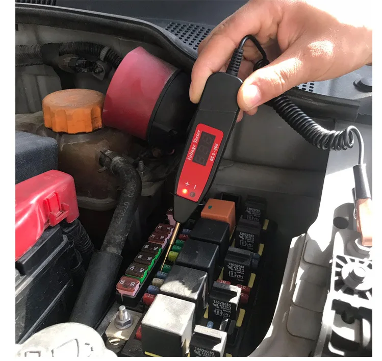 

Vehicle electric pen maintenance special test Digital display Vehicle voltage test Pen test lamp Vehicle circuit test lamp