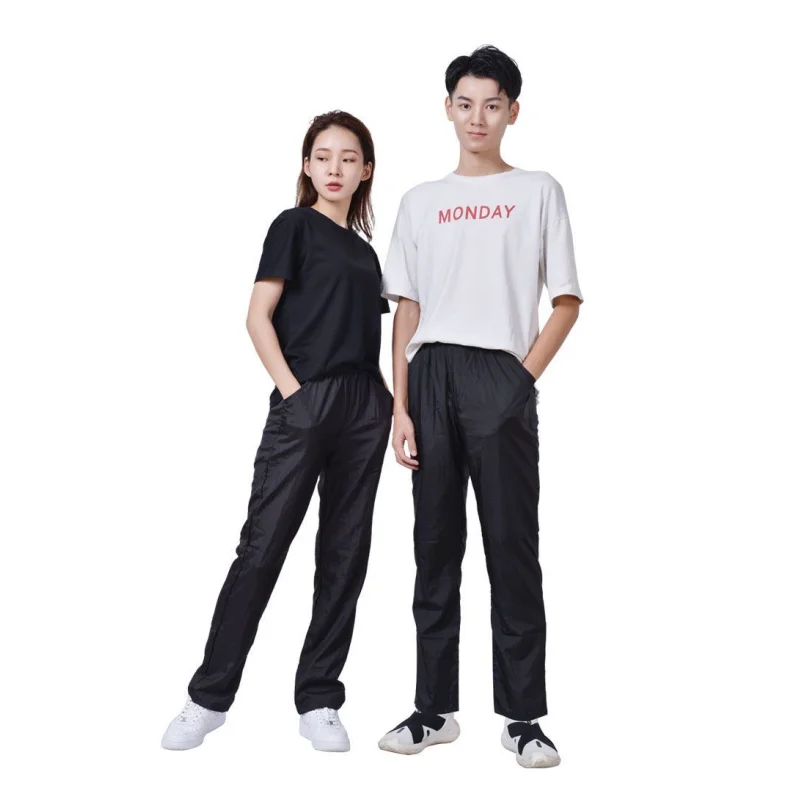 Pet Grooming Work Clothes Long Trousers Cropped Pants Waterproof Shorts Non Hair Stained Hair Salon Barber Shop Uniforms Y0517 5