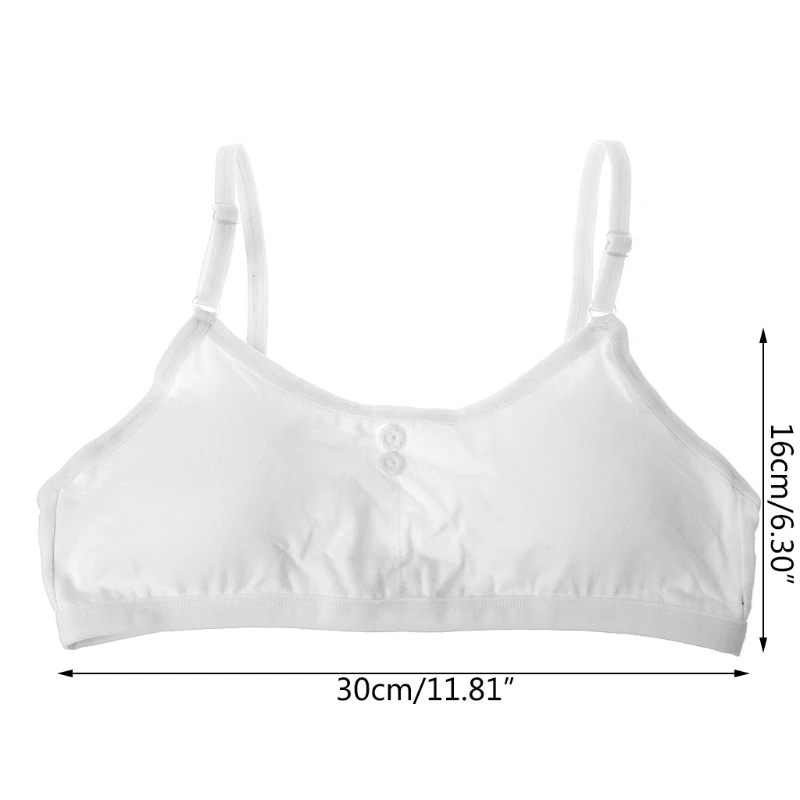 Young Girls Training Bra Kids Vest Teens Solid Color Underwear Children Bras