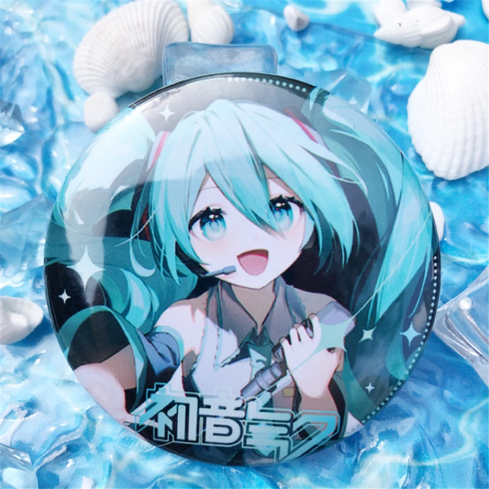 Anime Hatsune Miku Mikuo Megurine Luka Cosplay Costume Badge Pin SPTE Tinplate Brooch Accessories