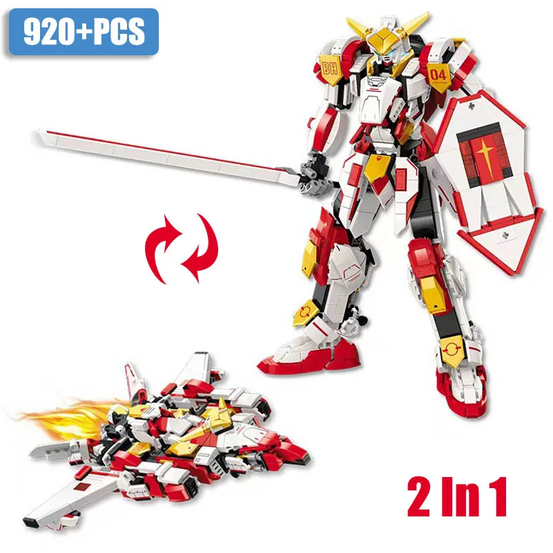 戦争 2 で 1 機械戦士フィギュア変形ロボットビルディング