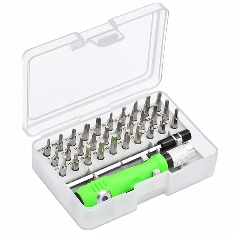 32 In 1 Screwdriver kit Precision Screwdriver Bits Repair Torx Ratchet Screw Driver For