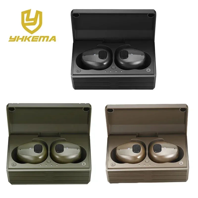 YHKEMA 2024 Electronic BT5.3 Earplugs Headset Hunting Anti Noise Ear Plug Electronic Damper Sports Shooting For Airsoft Earmuff 3