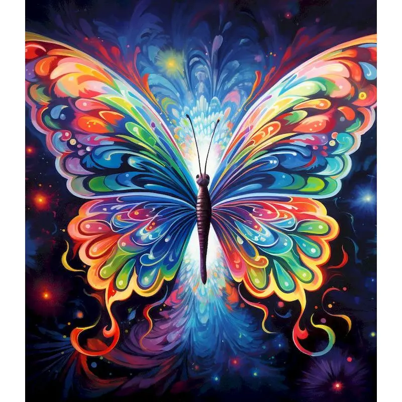 

GATYZTORY 5D DIY Diamond Painting Full Drill Square Butterfly Cross Stitch Diamond Embroidery Sale Pictures Of Rhinestones Home