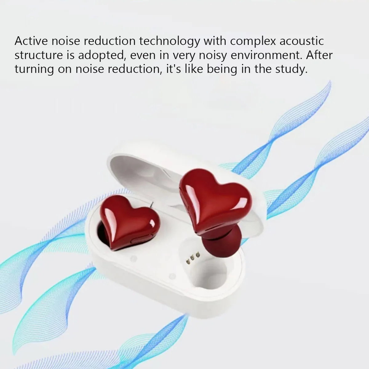 Heart-shaped In Ear Wireless Bluetooth Earphones With Noise Reduction 5.3 Cute And Fashionable Appearance Gift For Girl