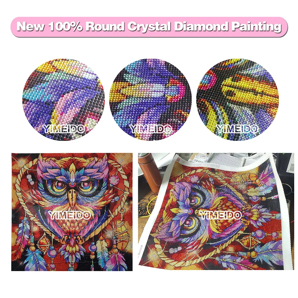 Zipper Bag 100% Crystal 5D Diy Full Square Round Embroidery Mosaic Landscape Diamond Painting Drinks Scenery Fruit Home Decor
